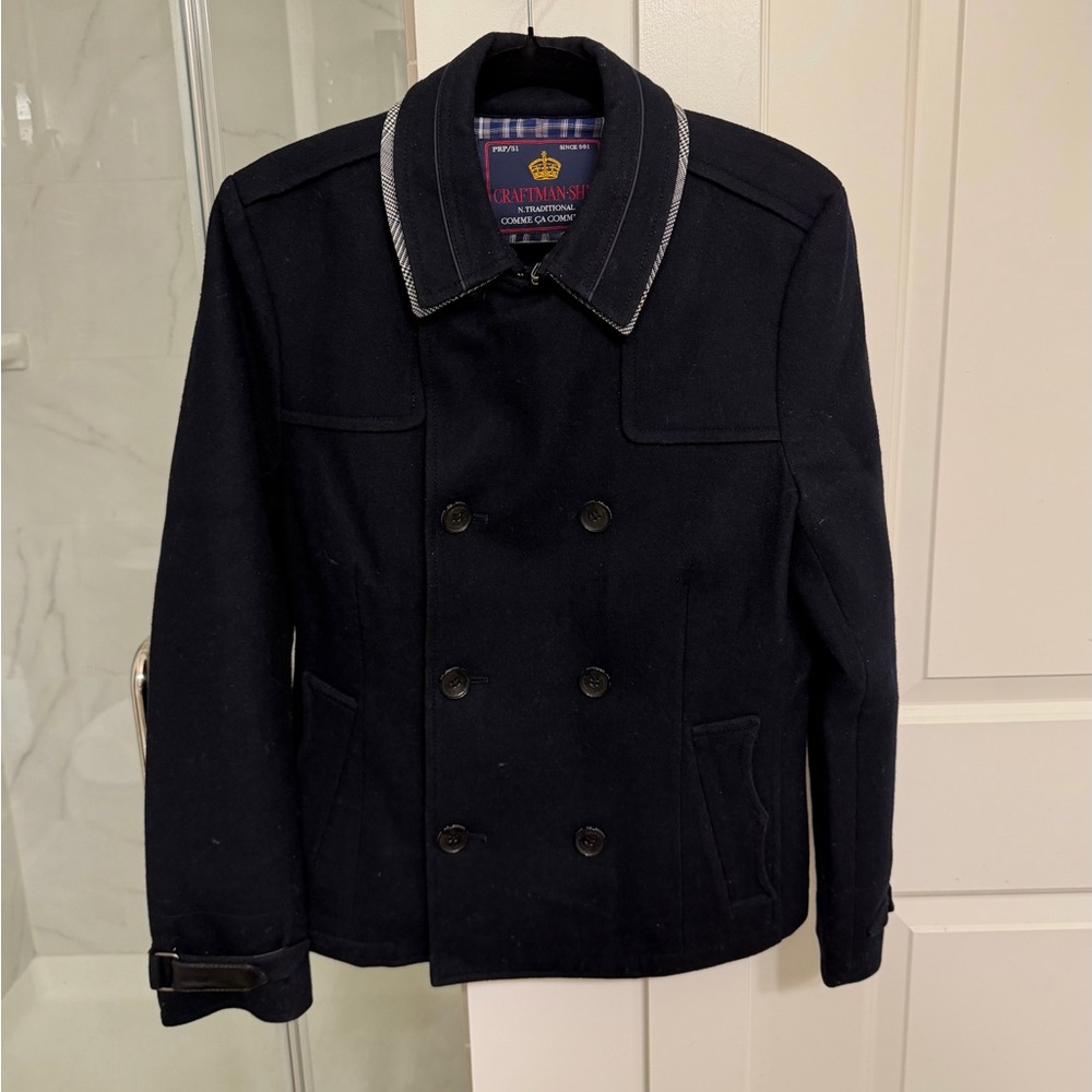 Vintage Japanese Wool Pea Coat Jacket